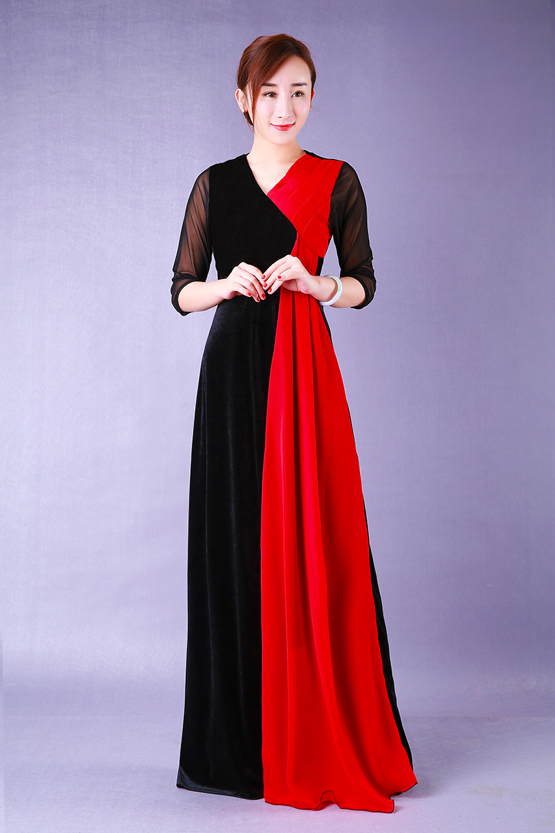 女士合唱服裝指揮服禮服