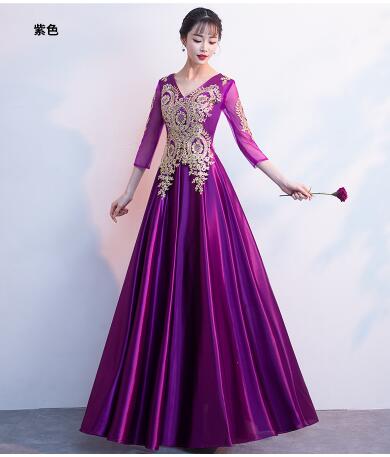 女士合唱服裝指揮服禮服