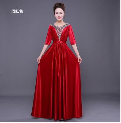 女士合唱服裝指揮服禮服