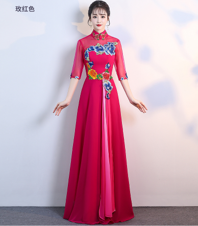 女士合唱禮服晚禮服指揮服