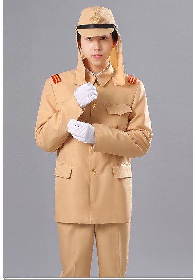 舞臺(tái)服裝成人太君二鬼子日軍士兵演出服